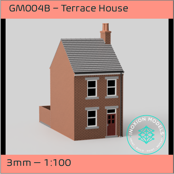 GM004B – Terrace Terrace House 3mm - 1:100 Scale