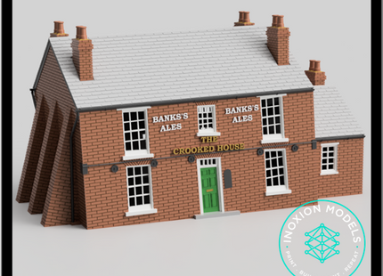 GM104 – The Crooked House Pub 3mm - 1:100 Scale