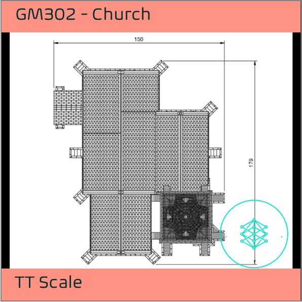 GM302 – Church TT Scale