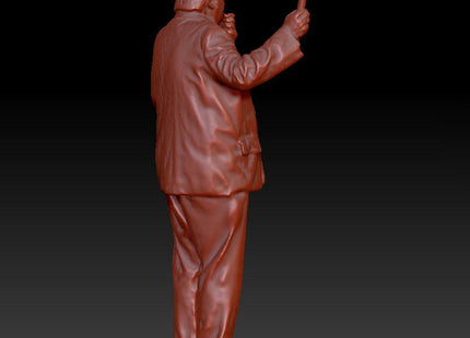 Station/train Guard Blowing Whistle Dsp035 Figure