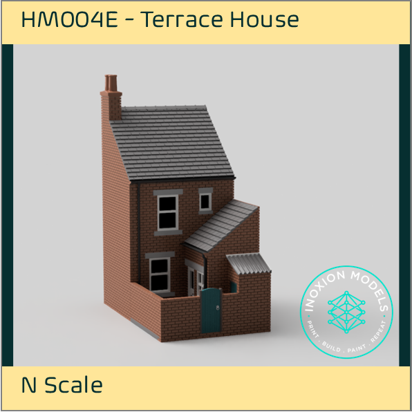HM004E – Low Relief Terrace House N Scale
