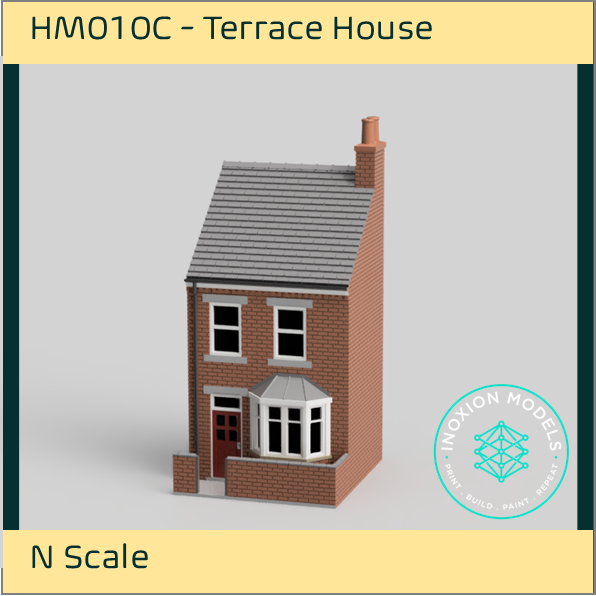HM010C – Low Relief Terrace House N Scale
