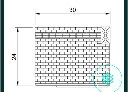 HM102C – Low Relief Terrace Shop N Scale