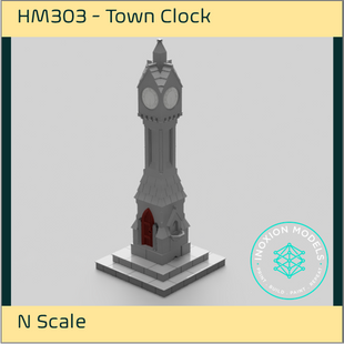 HM303 – Town Clock N Scale