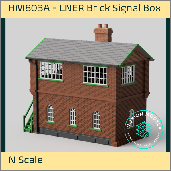 HM803A – LNER Brick Signal Box N Scale