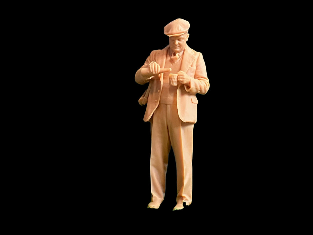 S3Ds0056 Male Pouring Drink Ww2 Era Figure