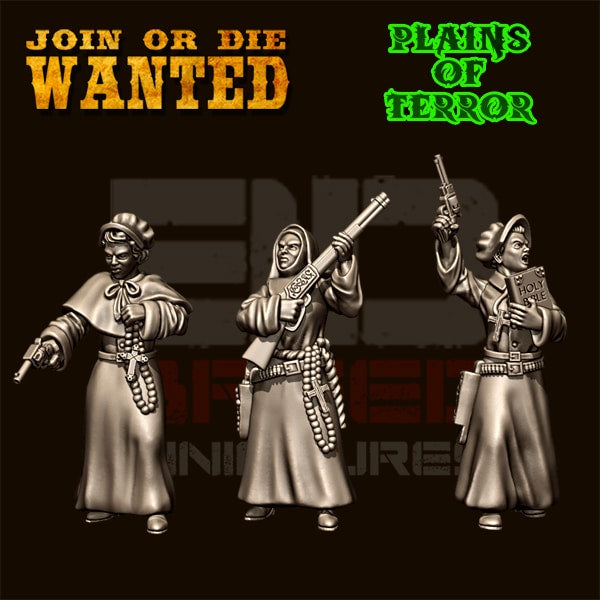WANTED Plains of Terror Nun's with Guns