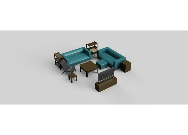 MM5003 - Household Furniture Pack C OO Scale