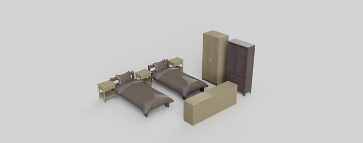 MM5003 - Household Furniture Pack F OO Scale