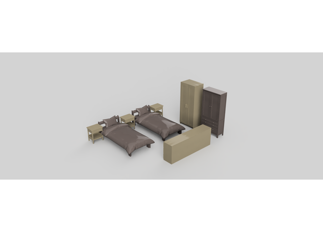MM5003 - Household Furniture Pack F HO Scale