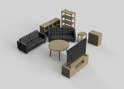 MM5003 - Household Furniture Pack A OO Scale