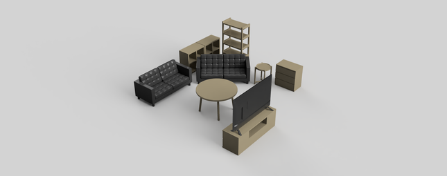 MM5003 - Household Furniture Pack A OO Scale