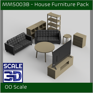 MM5003 - Household Furniture Pack B OO Scale