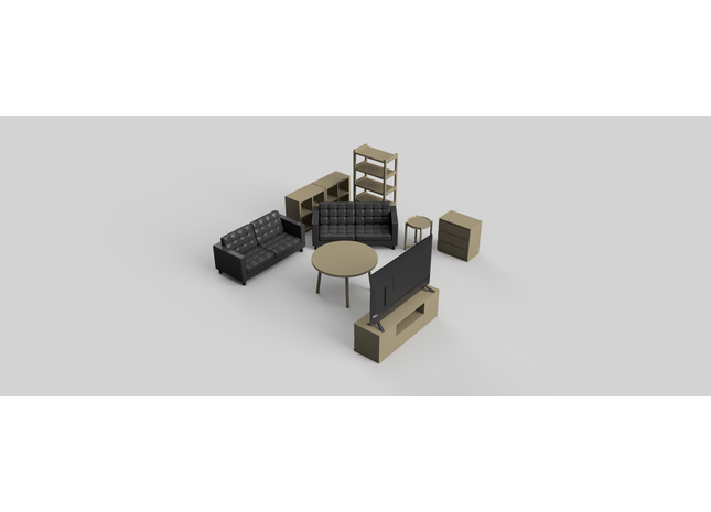 MM5003 - Household Furniture Pack B HO Scale
