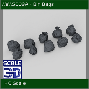 MM5009A - Garbage Bags HO Scale