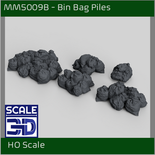MM5009B - Garbage Bags HO Scale