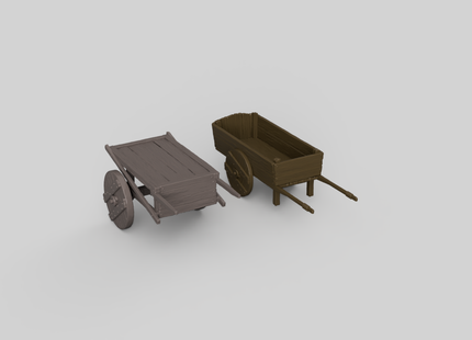 MM5011A - Wooden Carts HO Scale