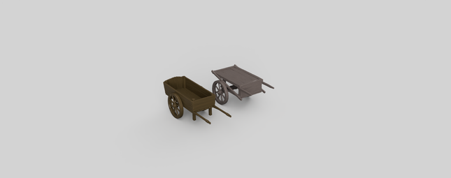 MM5011B - Wooden Carts OO Scale