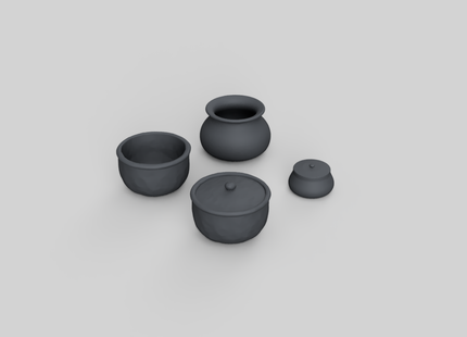 MM5012A - Iron Pots- OO Scale