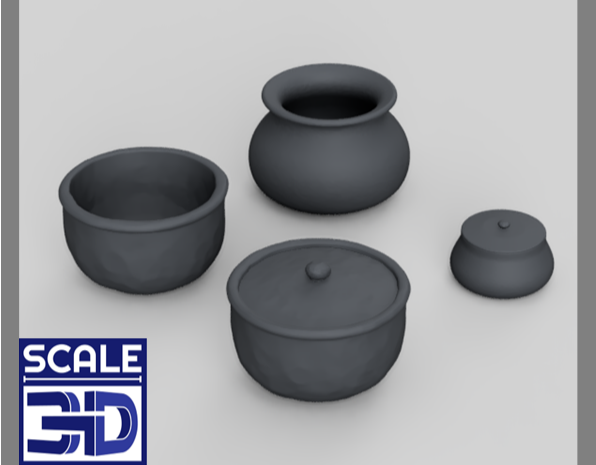 MM5012D - Iron Pots- O Scale
