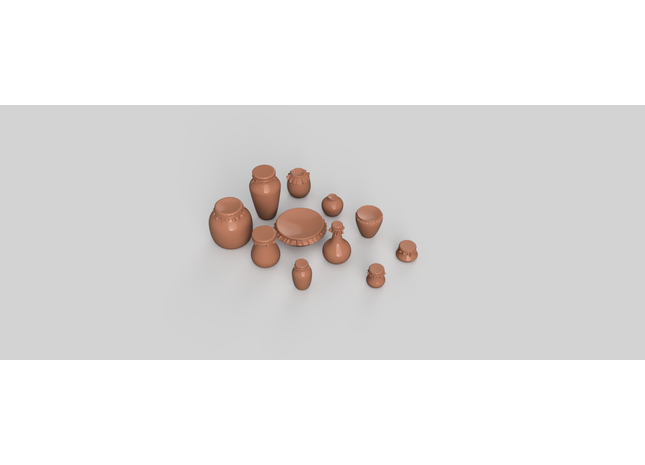 MM5013A - Clay Pots - OO Scale