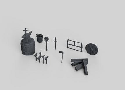 MM5015A - Blacksmith Equipment - OO Scale
