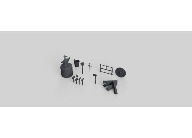 MM5015A - Blacksmith Equipment - OO Scale