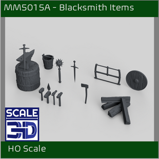 MM5015B - Blacksmith Equipment - HO Scale