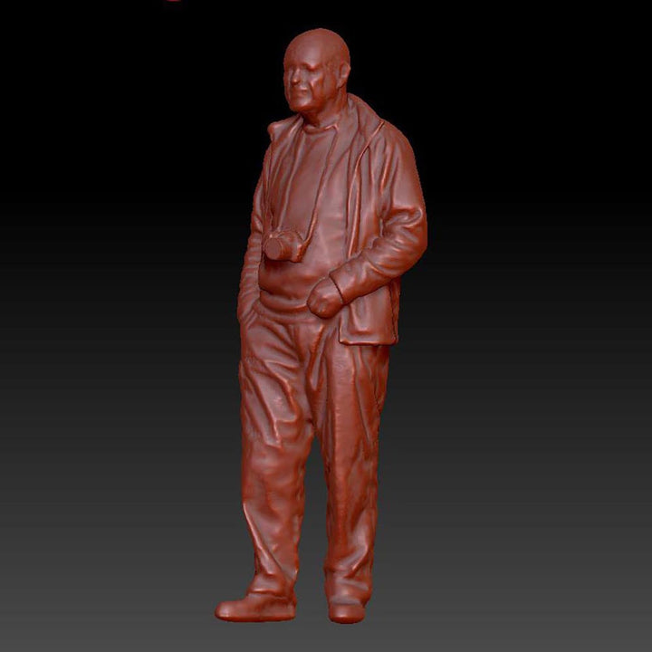 Dsp232 Male Train Spotter Figure