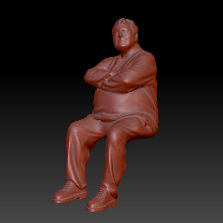 Dsp233 Male Sitting Figure