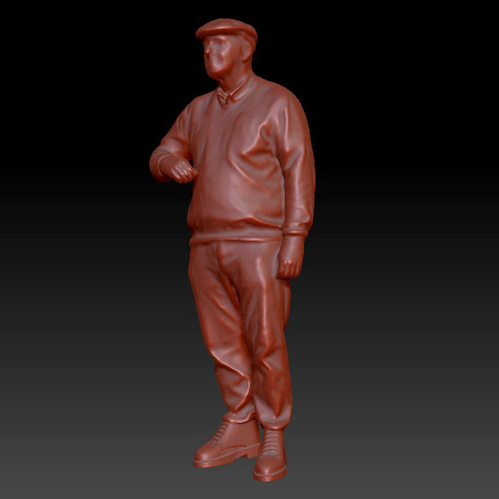 Dsp205 Older Male Farmer Figure