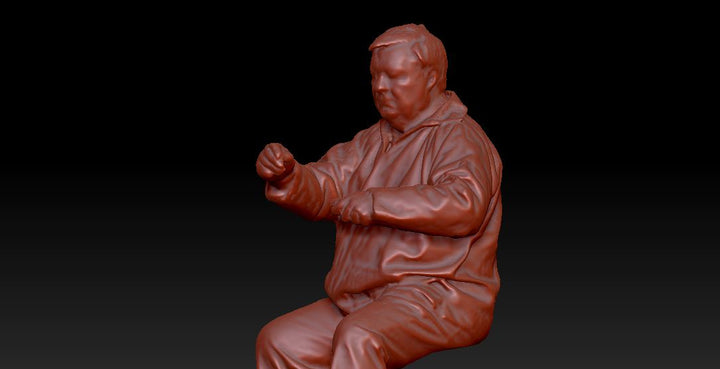 Male Driver Sitting Dsp040 Figure