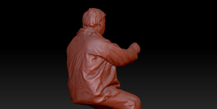 Male Driver Sitting Dsp040 Figure