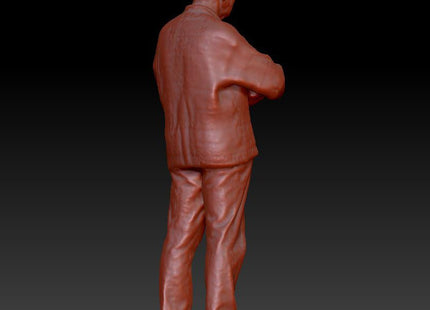 Older Male Clasped Hands Dsp052 Figure