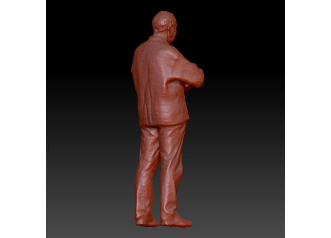 Older Male Clasped Hands Dsp052 Figure