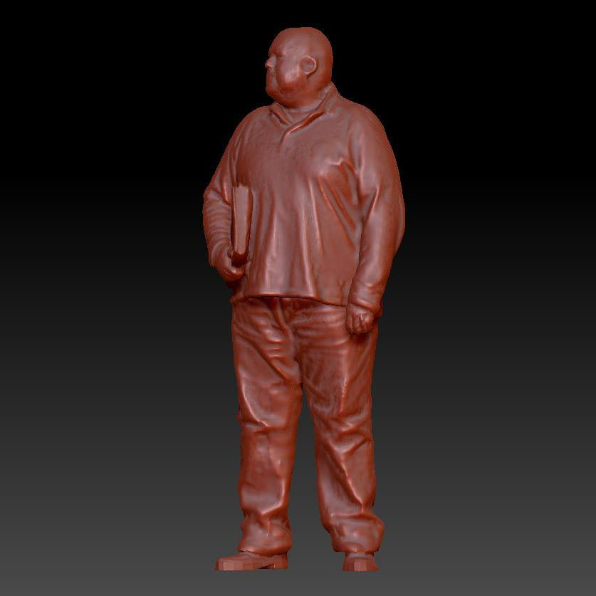 Male Standing With Folder Under Arm Dsp053 Figure