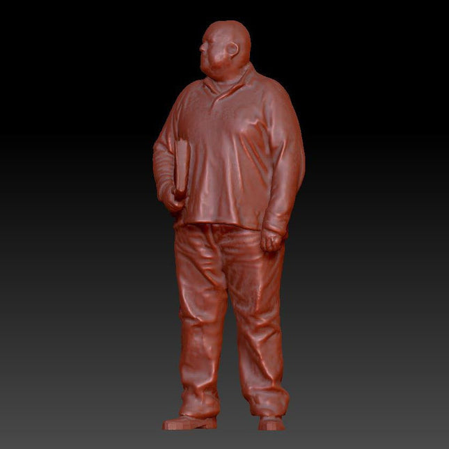 Male Standing With Folder Under Arm Dsp053 Figure