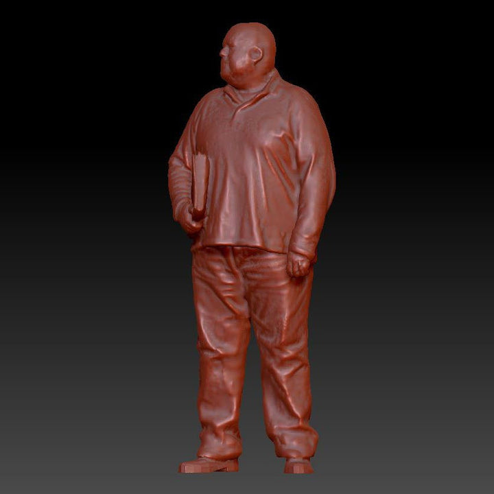 Male Standing With Folder Under Arm Dsp053 Figure