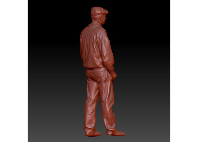 Older Male Standing With Flat Cap Dsp057 Figure