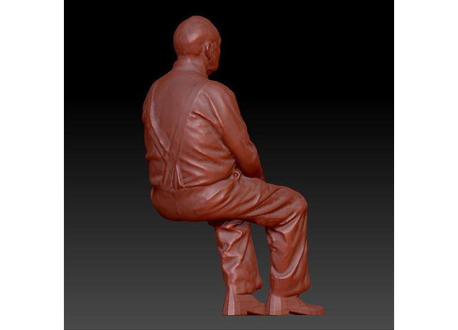 Older Male Sitting Dsp058 Figure