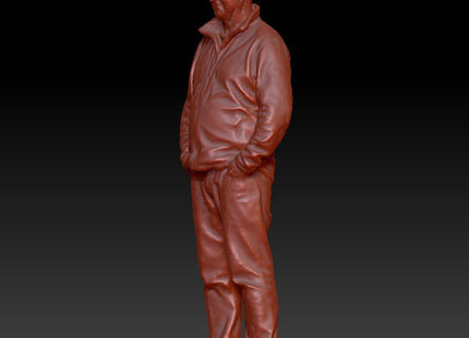 Older Male Standing Wearing Jacket Dsp059 Figure