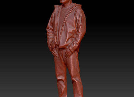 Young Male Standing Hands In Pockets Dsp063 Figure