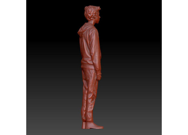 Young Male Standing Waiting Dsp064 Figure