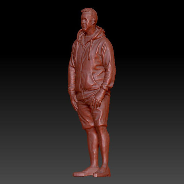 Young Male In Shorts Standing Dsp065 Figure