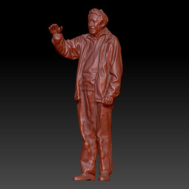 Grandad Right Arm Up Standing Dsp068 Figure
