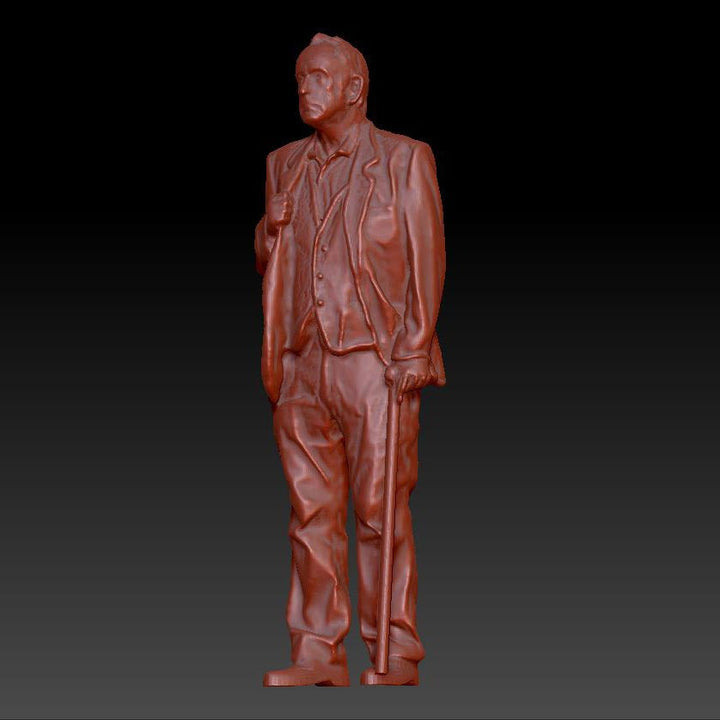 Smart Older Gentleman In Suite Standing Dsp069 Figure