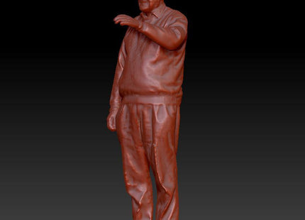 Smart Older Gentleman Left Arm Up Dsp070 Figure