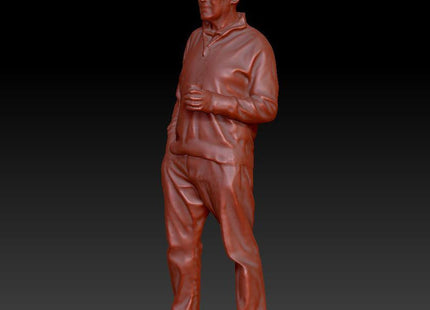 Male Standing With Coffee Cup Dsp097 Figure