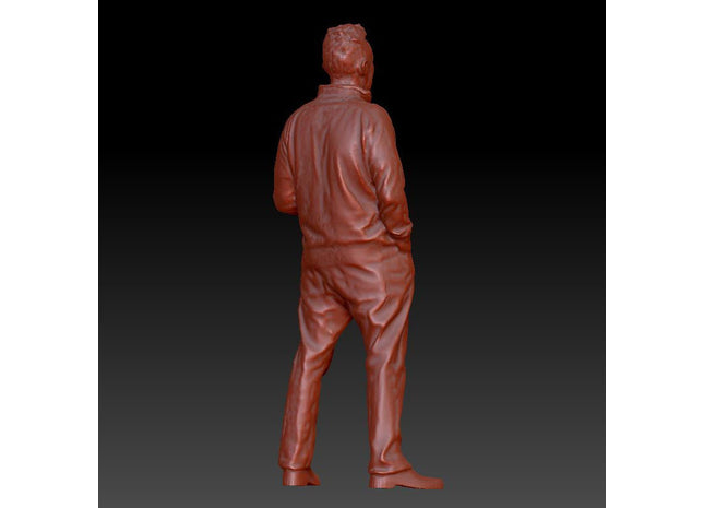 Male Standing With Coffee Cup Dsp097 Figure