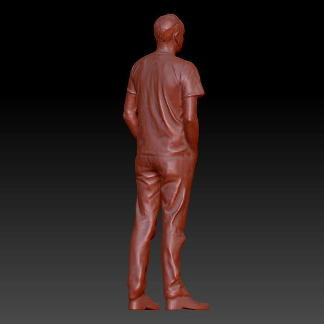 Male In T-Shirt Standing Dsp081 Figure
